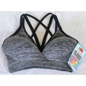 fruit of the loom push up sports bra